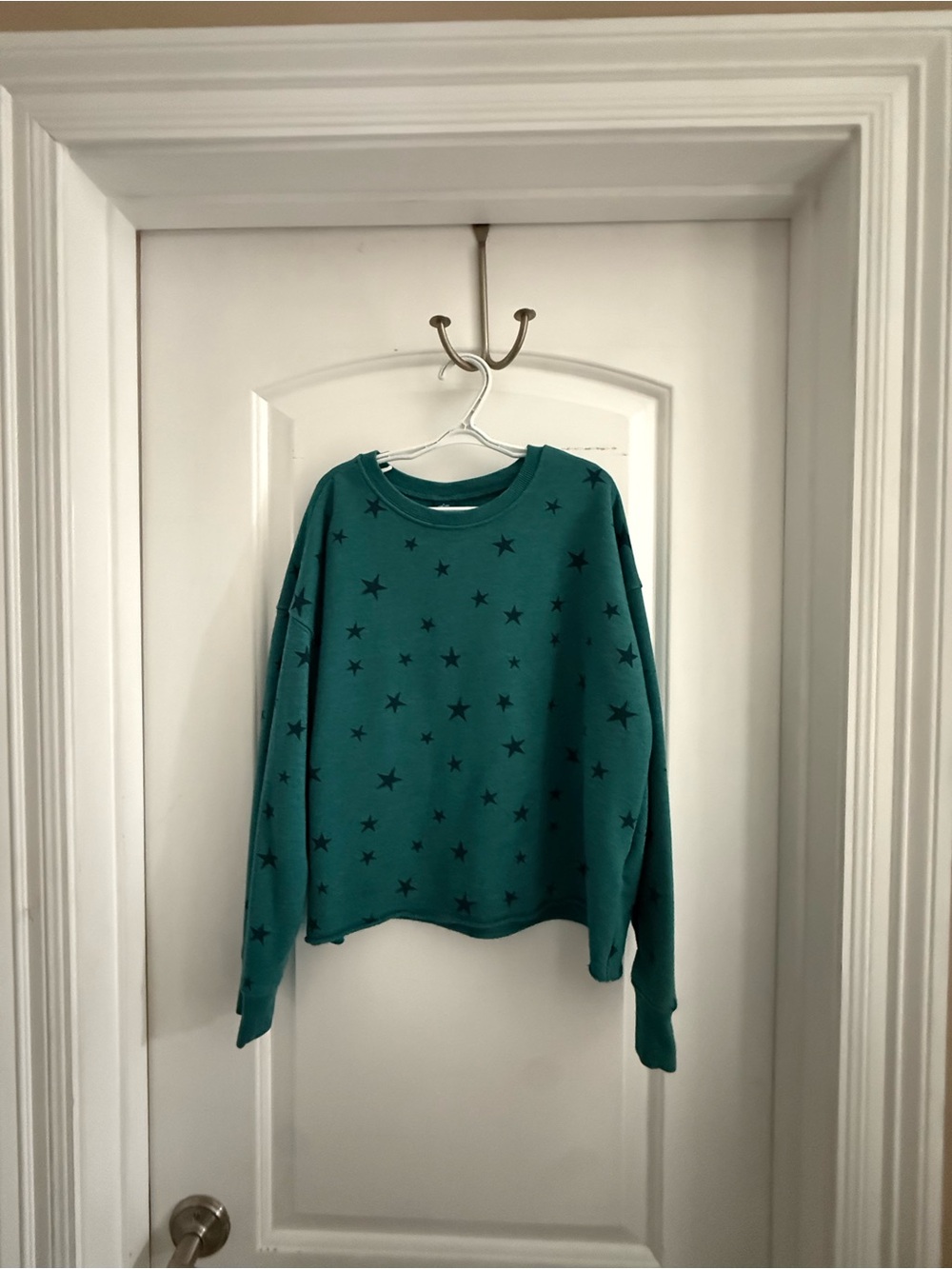 Old Navy Teal Star Sweatshirt